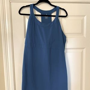 Ladies Toad & Co. Blue racerback dress, size L